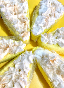 Lemon Meringue Cake Slice